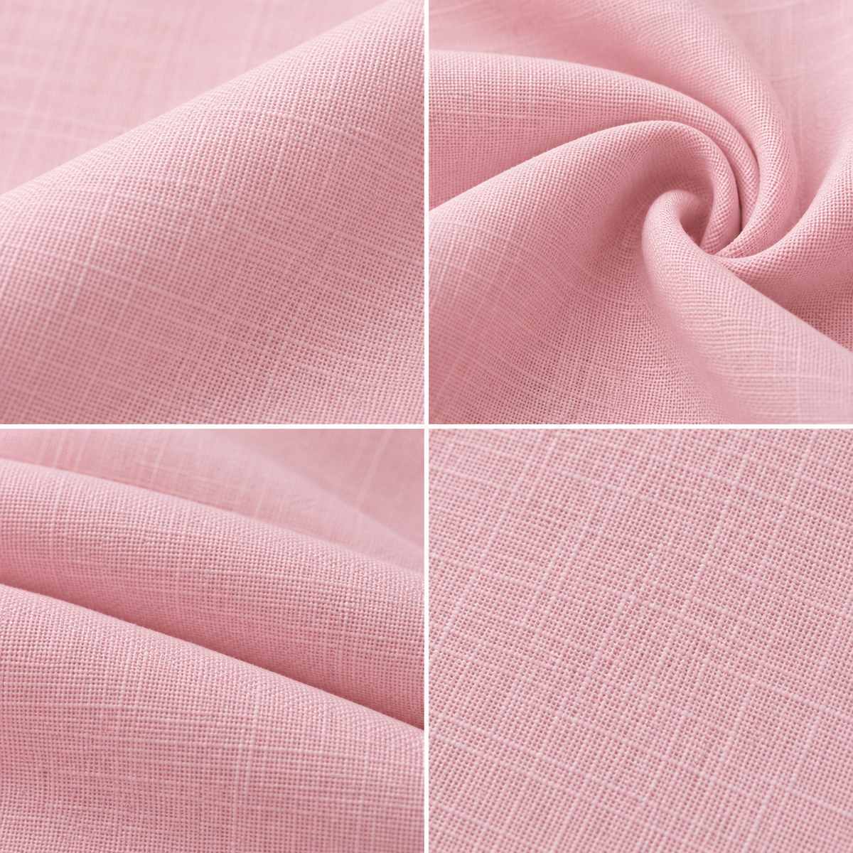 Fabric texture close-up of the Premium Light Pink Shirt