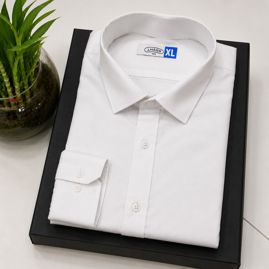 Casual White Cotton Shirt