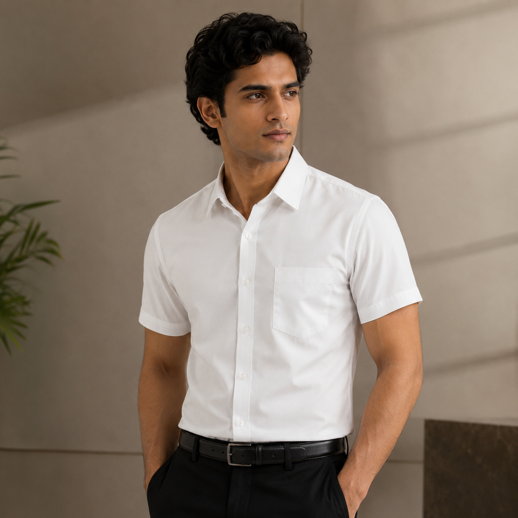 Classic Half Sleeve Cotton Shirt