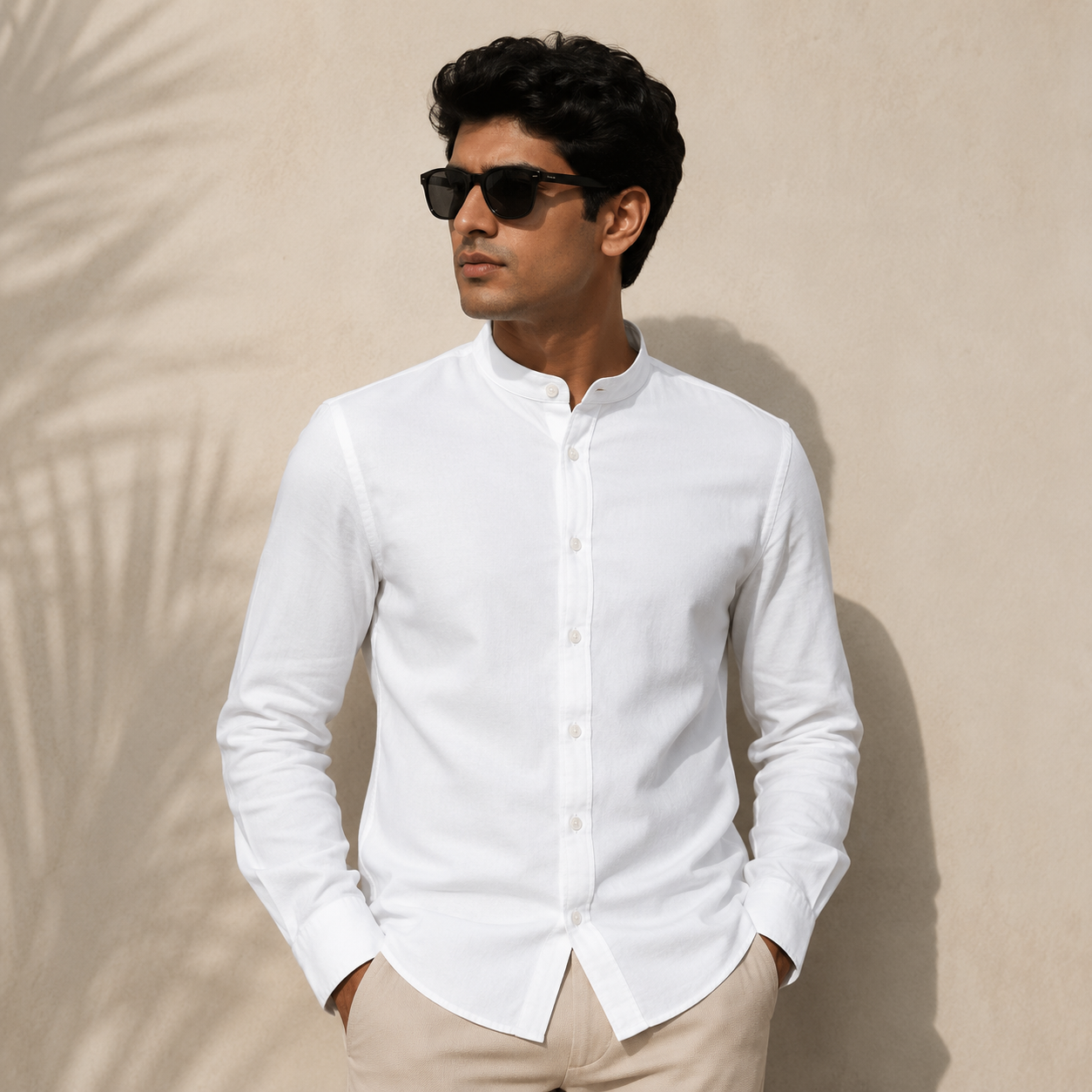 The Signature Mandarin Shirt