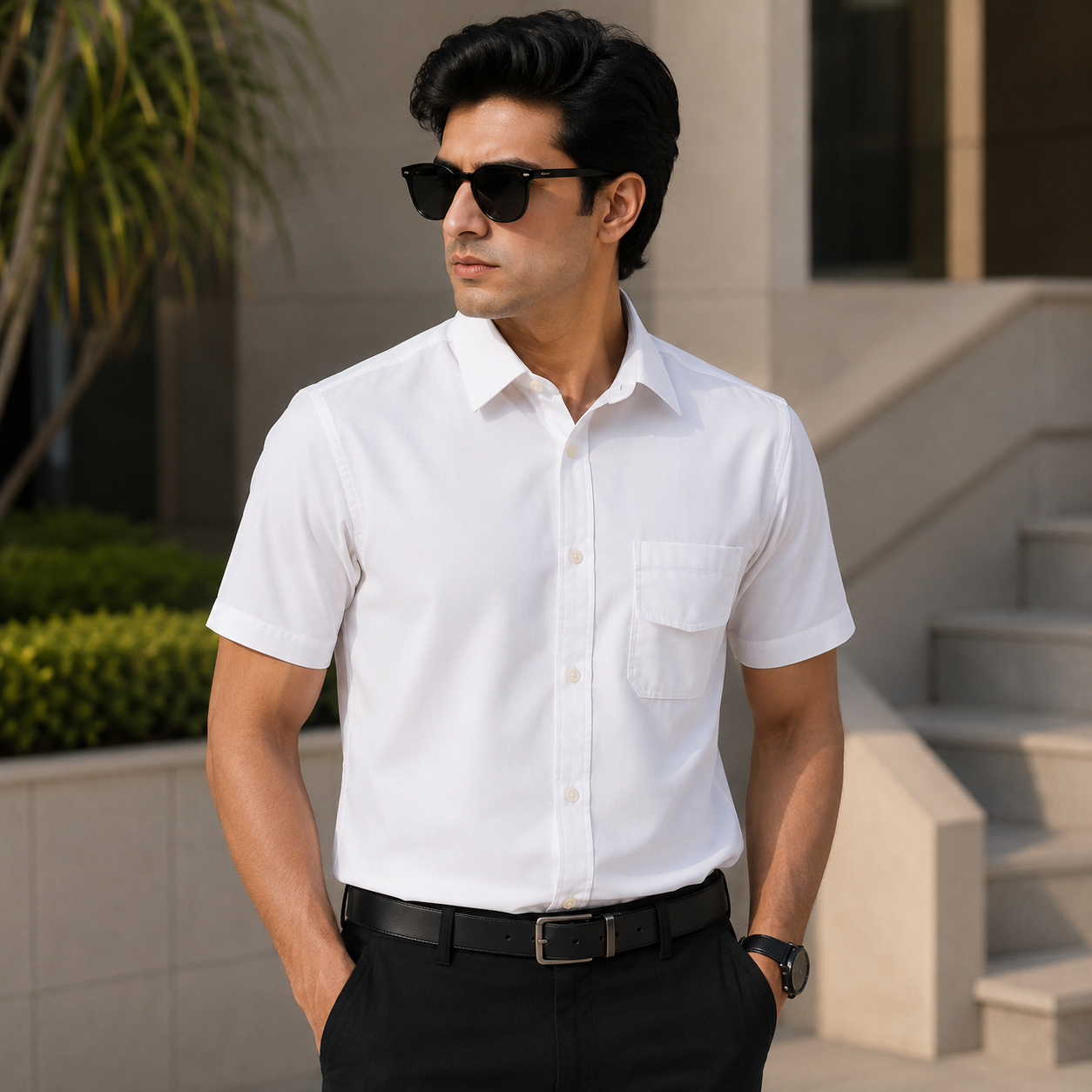 Relaxed Summer Half Sleeve Shirt